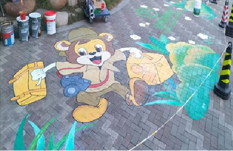 三门峡夏季画地面彩绘会遇到的问题