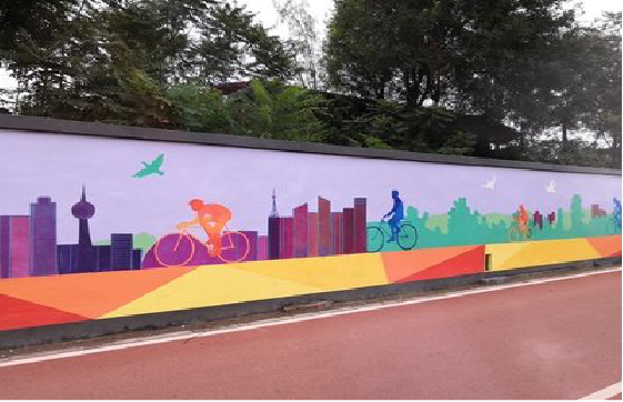 三门峡墙体彩绘-围墙