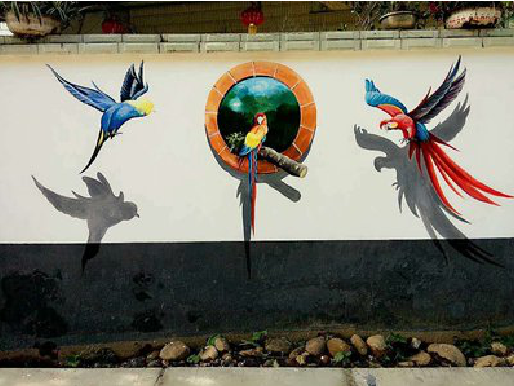 三门峡视觉错位-3D墙绘设计