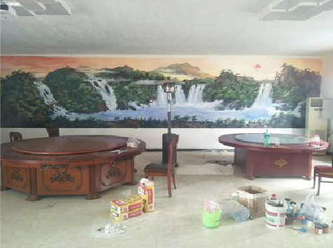 三门峡墙绘-写实风景