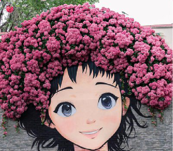 三门峡墙体彩绘-网红墙打卡