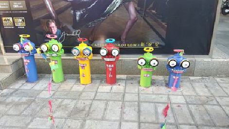 三门峡商业区彩绘