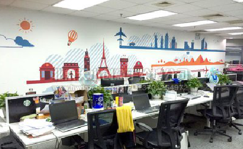 三门峡教你设计办公室墙绘的方法。