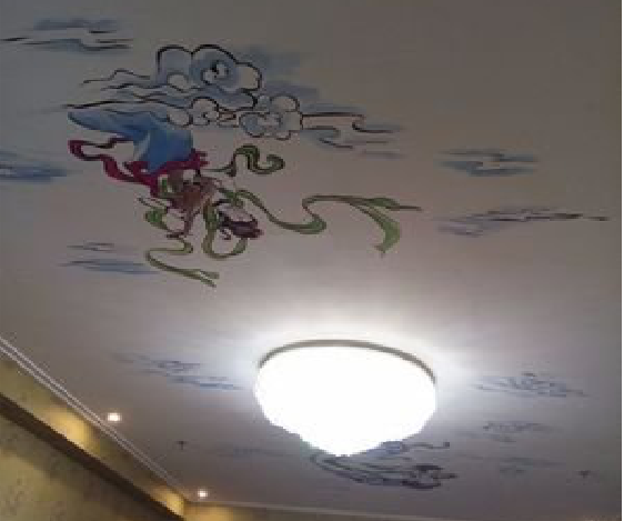 三门峡如何快速绘制天花板上的手绘墙？