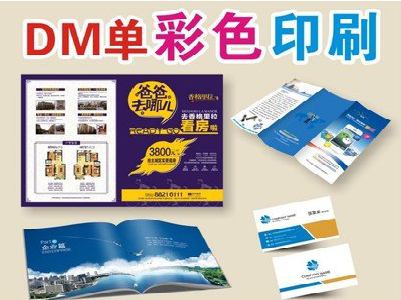三门峡单页印刷，色彩搭配简单。